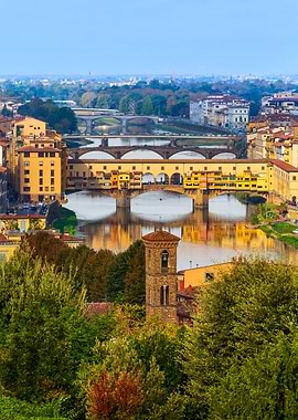 Florence, Italy: Ponte Vecchio View