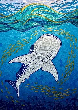 Whale Shark Mosaic