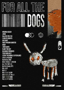 Drake - For All The Dogs Album Art