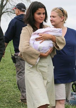 Selena Gomez Holding Baby