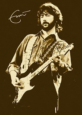 Eric Clapton playing guitar