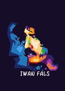 Iwan Fals Pop Art Portrait