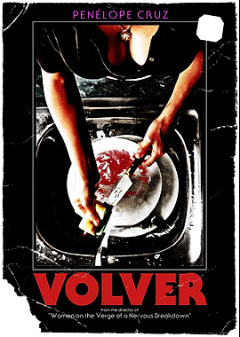Volver movie poster with Penelope Cruz