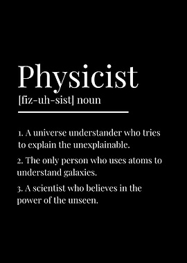 Funny Physicist Definition