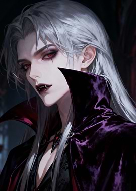 Elegant Vampire Portrait