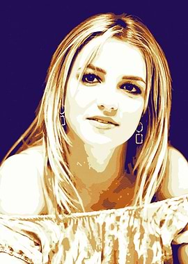 Britney Spears Portrait Art