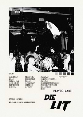 Playboi Carti - Die Lit Album Cover