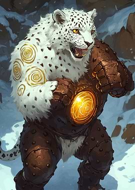 Snow Leopard Warrior Armor