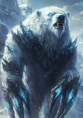 Ice Armored Polar Bear