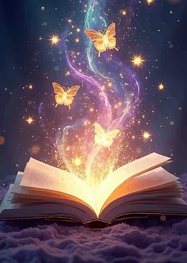 Magical Book Butterflies