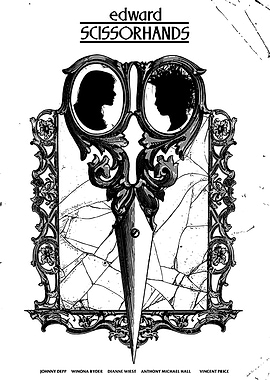 Edward Scissorhands Movie Poster Art