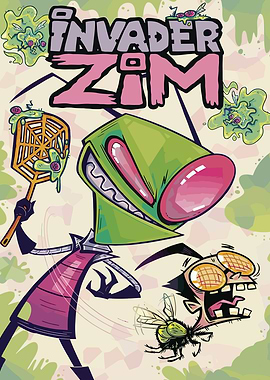 Invader Zim Cartoon Art