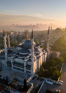 Istanbul's Blue Mosque at Sunrise
