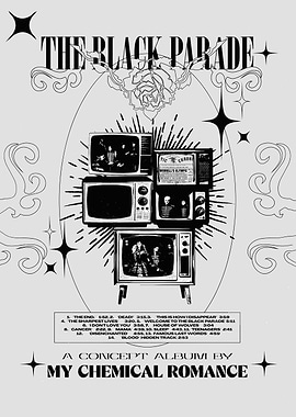 My Chemical Romance - Black Parade Poster