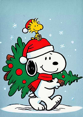 Snoopy and Woodstock Christmas Tree