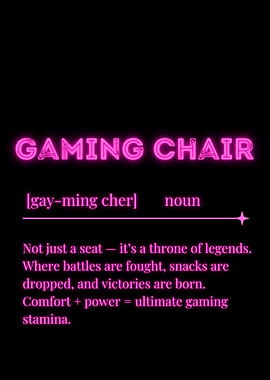 Gaming Chair Definition Neon