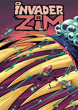 Invader Zim Comic Book Cover Art