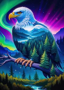 Eagle Forest Aurora Borealis