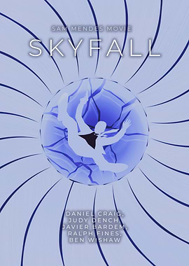 Skyfall Movie Poster Minimalist Design