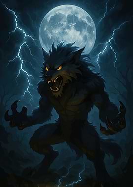 Werewolf moonlight