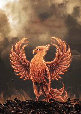Fiery Phoenix Rising