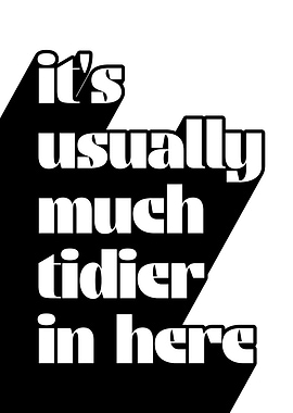 It's Usually Much Tider Here