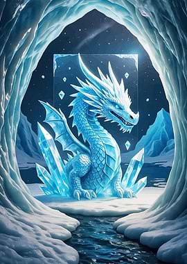 Ice Dragon Crystal Cave