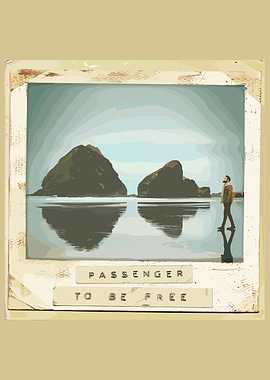 Passenger to be Free flat Illustration