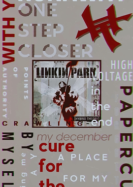 Linkin Park Album Art Collage