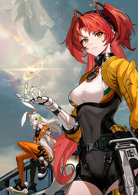 Anime Girls with Robotic Elements