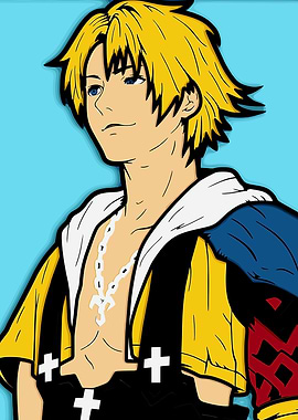 Tidus from Final Fantasy X artwork