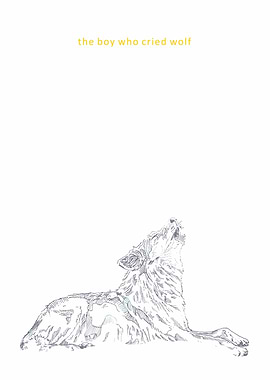 The Boy Who Cried Wolf Illustration