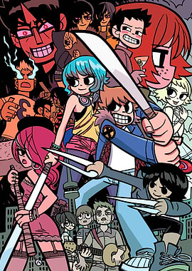 Scott Pilgrim vs. The World Collage