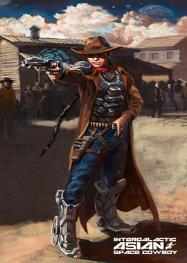 Intergalactic Asian Space Cowboy
