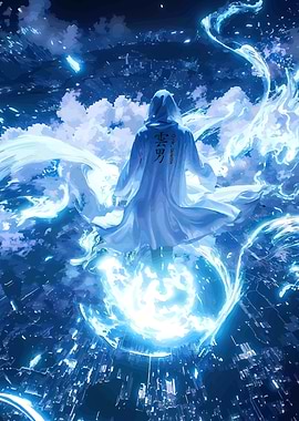 Hooded Figure Energy Field