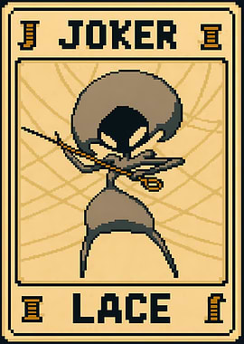 Joker Lace Pixel Art