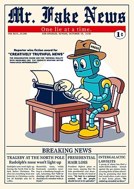 Mr. Fake News: Robot Journalist and Propaganda
