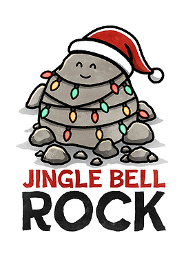 Jingle Bell Rock Cartoon Illustration
