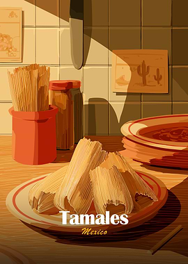 Tamales Mexico Still Life