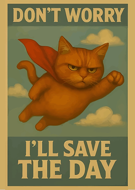 Super Cat to the Rescue Poster