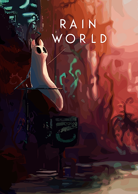 Rain World Game Illustration