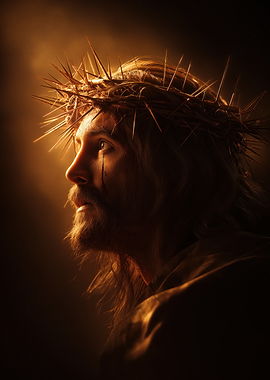 Jesus Christ with Crown of Thorns