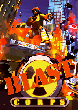 Blast Corps Game Cover Art