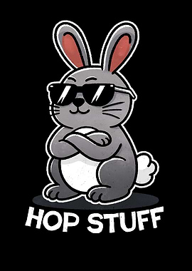 Hop Stuff - Cool Rabbit with Sunglasses