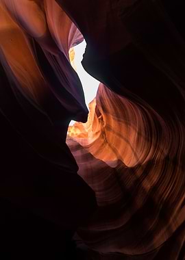 Antelope Canyon's sandstone formations