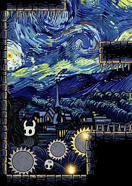 Hollow Knight Starry Night Mashup