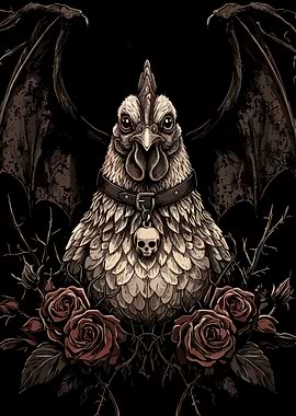 Gothic Chicken with Wings