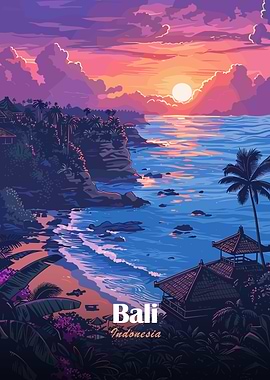 Bali, Indonesia Sunset