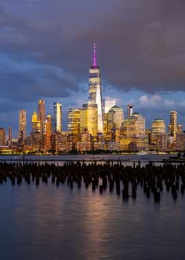 New York City Skyline at Dusk