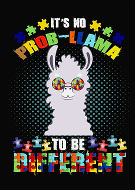 It's No Prob-Llama Autism Awareness